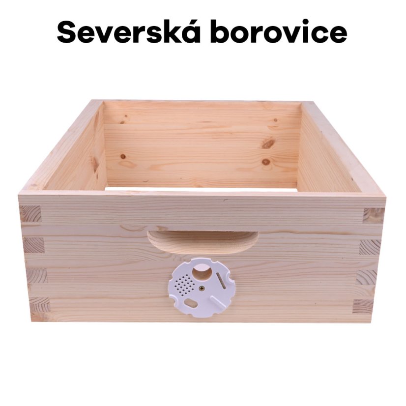 Včelí nástavek cinkovaný Langstroth 2/3 - 169 mm, Severská borovice