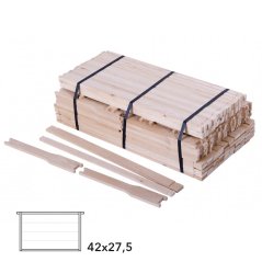Rámkový přířez 42x27,5 Optimal vysoký, vodorovno Hoffman, Lípa, 50 ks