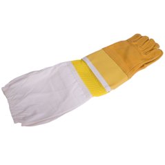 Včelárske rukavice kožené silné s predĺženým lemom