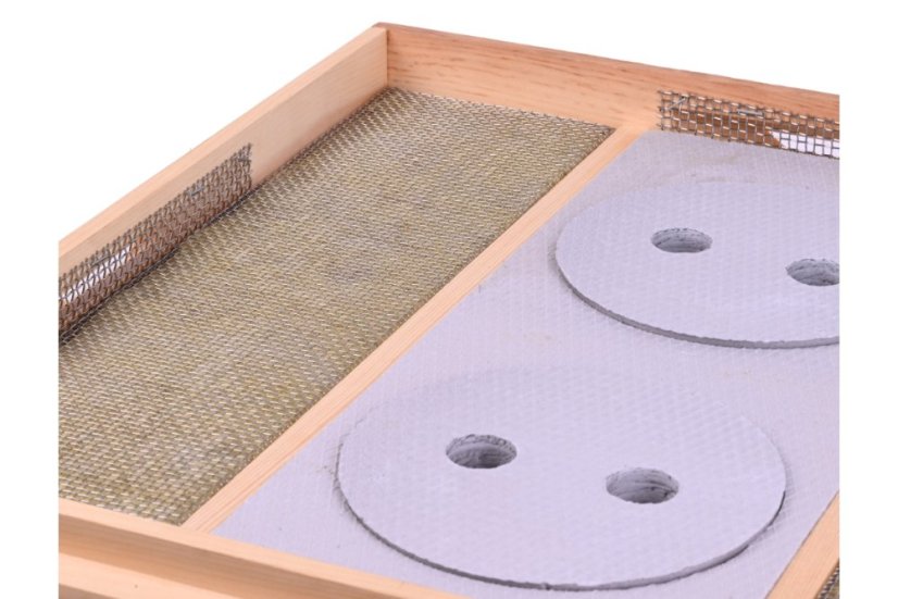 Difuzní protiplísňové krmící víko, 2 otvor - 2cm zateplení