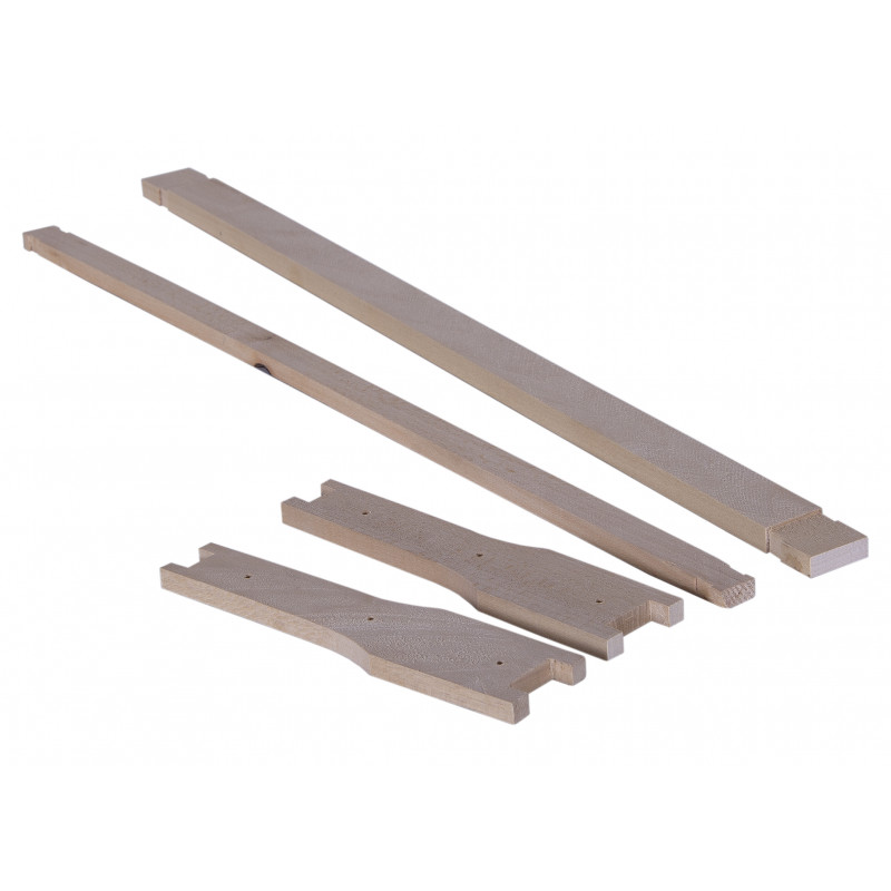 Rámkový přířez 44,8x18,5 Langstroth 3/4, vodorovno Hoffman, Lipa, 50 ks