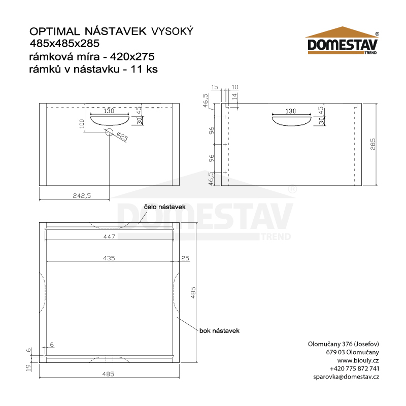 Včelí nástavek Optimal vysoký, Borovice vejmutovka