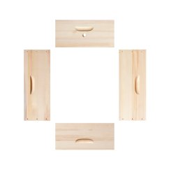 Včelí nástavek Langstroth 1/2 - 147 mm nesmontovaný, Borovice vejmutovka - 1 ks