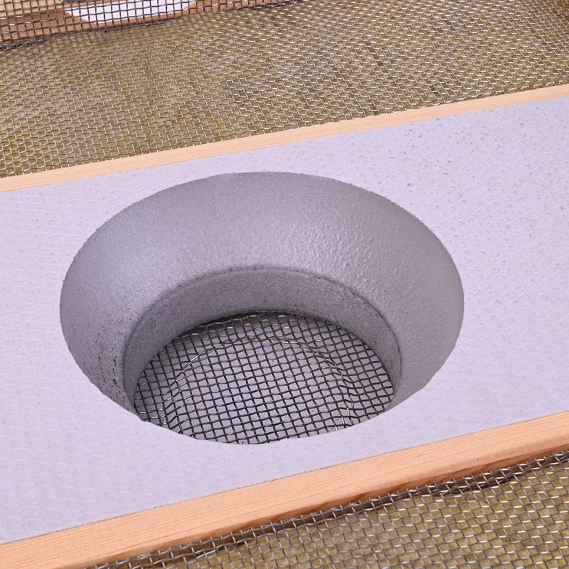 Difuzní protiplísňové krmící víko, 1 otvor - 2cm zateplení