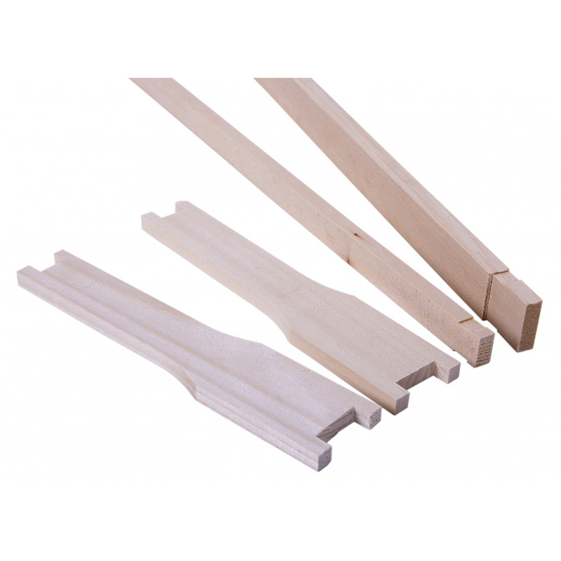 Rámkový přířez 42x17 Optimal nízký, nevrtaný Hoffman, Lípa, 50 ks