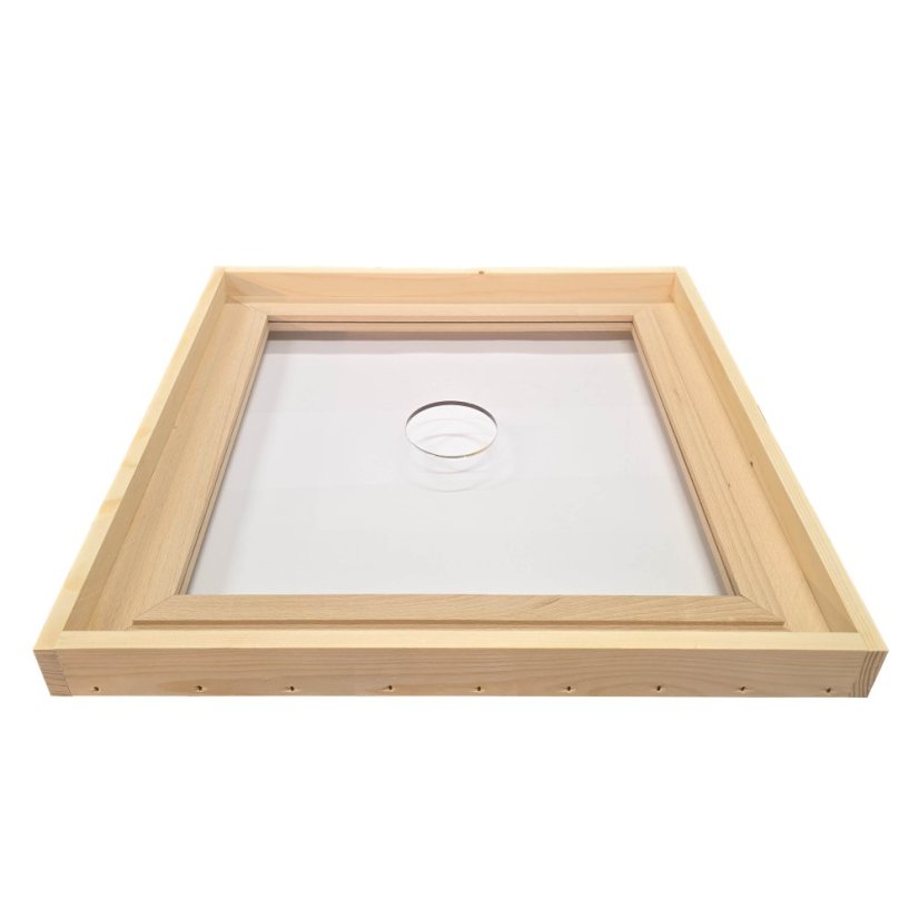 Kŕmiace veko Plexi 1 otvor - 3cm