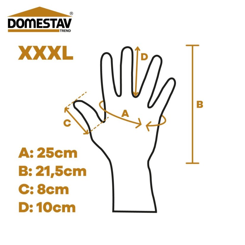 Včelárske rukavice kožené silné s vetracími návlekmi - Veľkosť: Velikost XXL