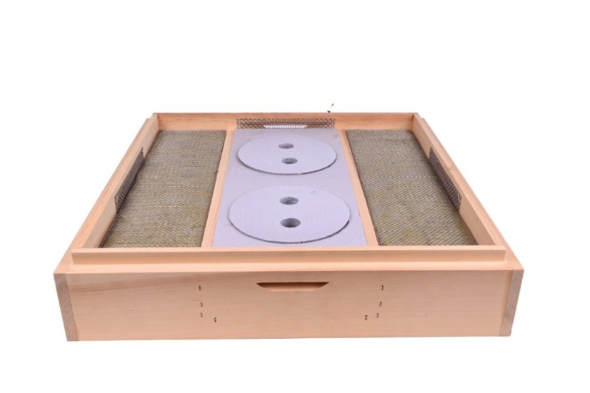 Difuzní protiplísňové krmící víko, 2 otvor - 2cm zateplení