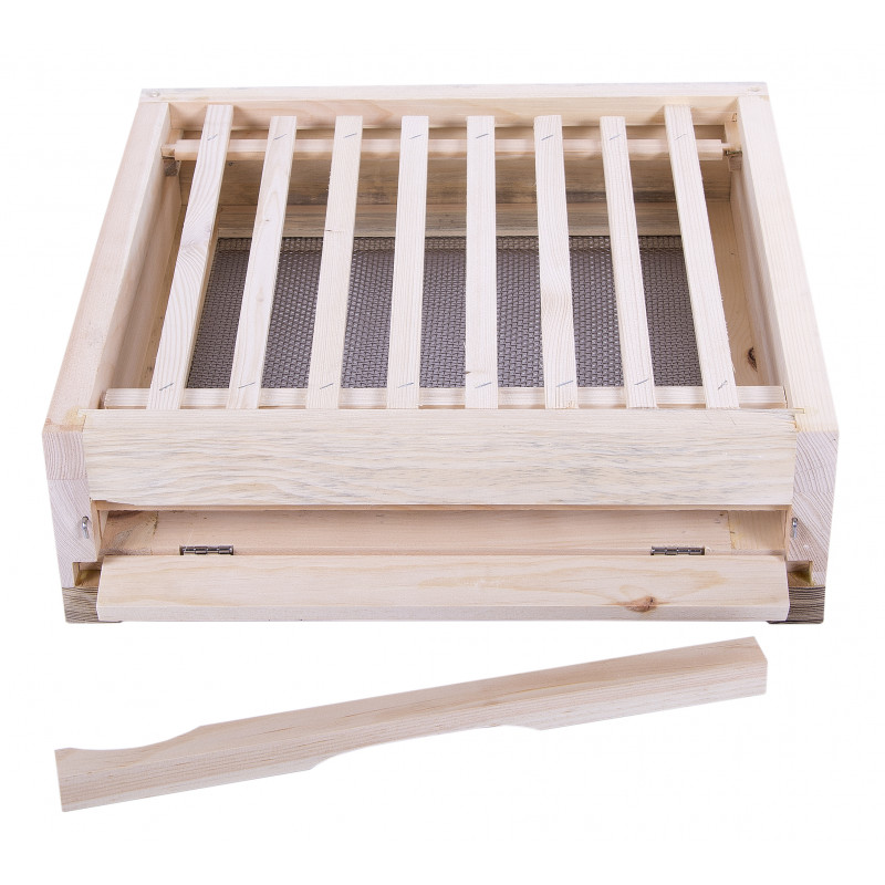 Varroa dno pro úl 39x24, 39x17 se stavební zábranou, Borovice vejmutovka