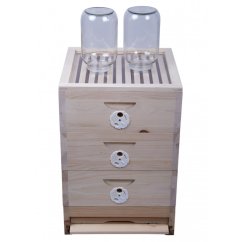 Krmící víko pro včelí úl 39x24 a 39x17, plexi v rámu