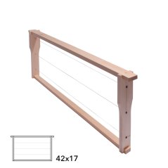 Rámek 42x17 Optimal nízký, vodorovně zděř Hoffman, Lípa