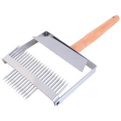 Odvíčkovací vidlička s vedením, dvojitá, 23 trnů/110mm