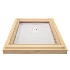 Kŕmiace veko Plexi 1 otvor - 2cm