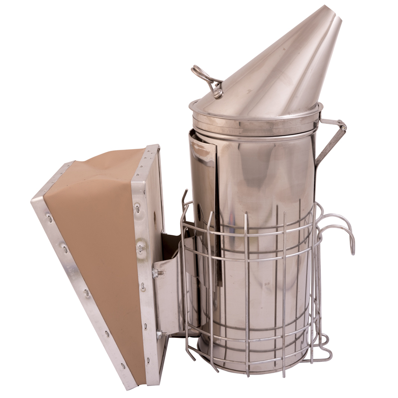 Včelařský dýmák velmi velký, nerezový, AD004