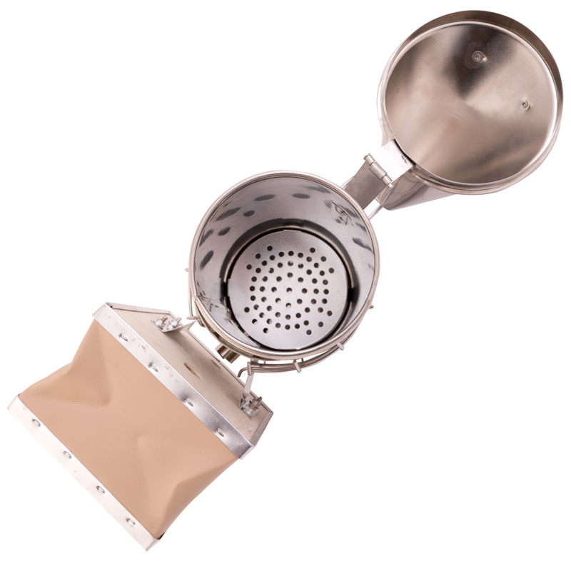 Včelařský dýmák velmi velký, nerezový, AD004