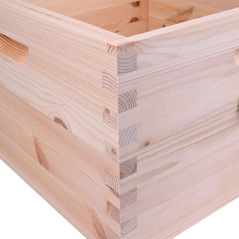 Včelí nástavok cinkovaný Optimal vysoký, Severská borovica