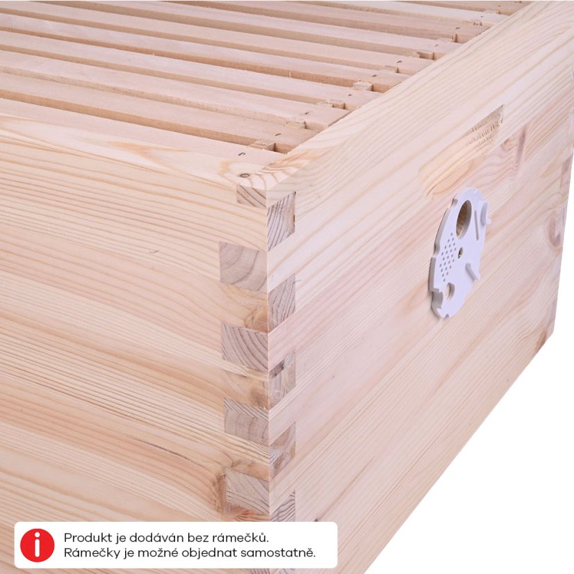 Včelí nástavek cinkovaný 39x27,5, Severská borovice