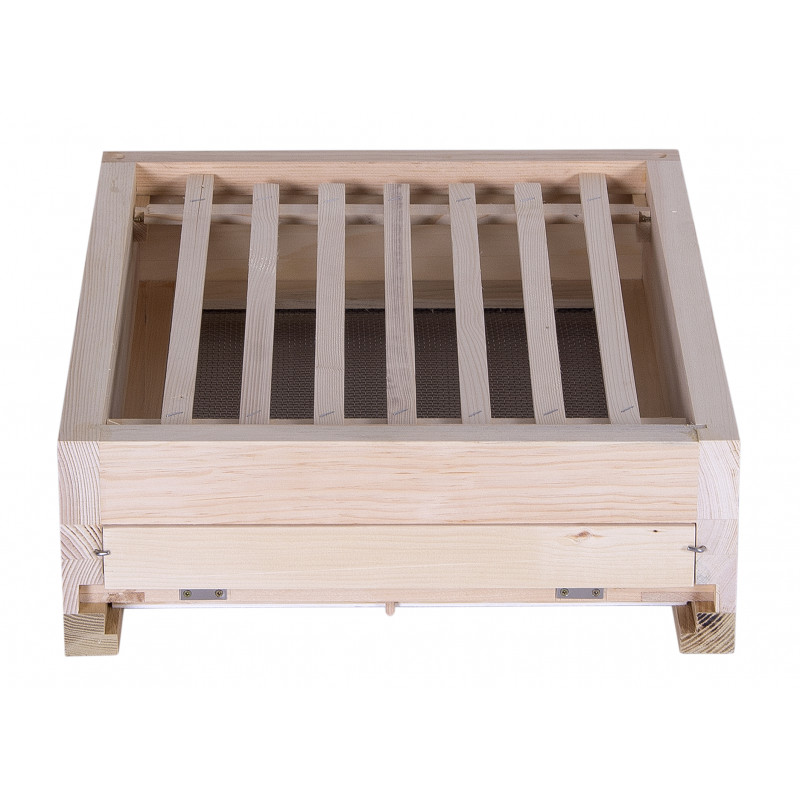 Varroa dno pre úľ B10 a E10 so stavebnou zábranou, borovica hladká (vejmutovka)