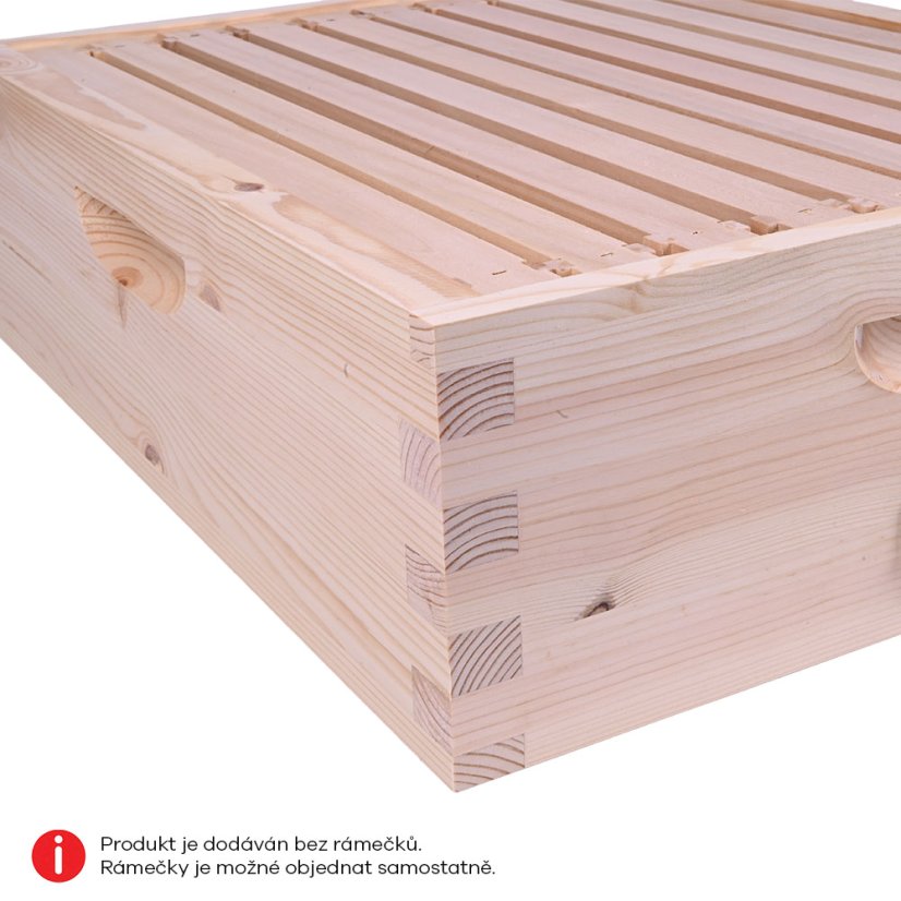 Včelí nástavok cinkovaný Langstroth 1/2 - 147 mm, Severská borovica