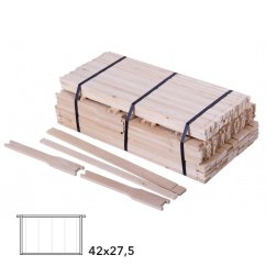 Rámkový přířez 42x27,5 B10, vrtaný svisle Hoffman, Lípa, 50 ks