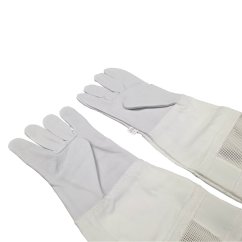 Včelárske rukavice kožené silné s predĺženým lemom