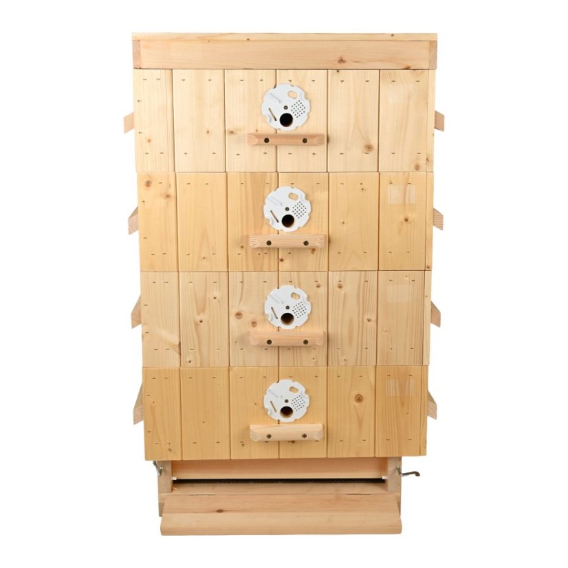 Včelí úľ zateplený 4 nadstavky 39x17 - 2cm