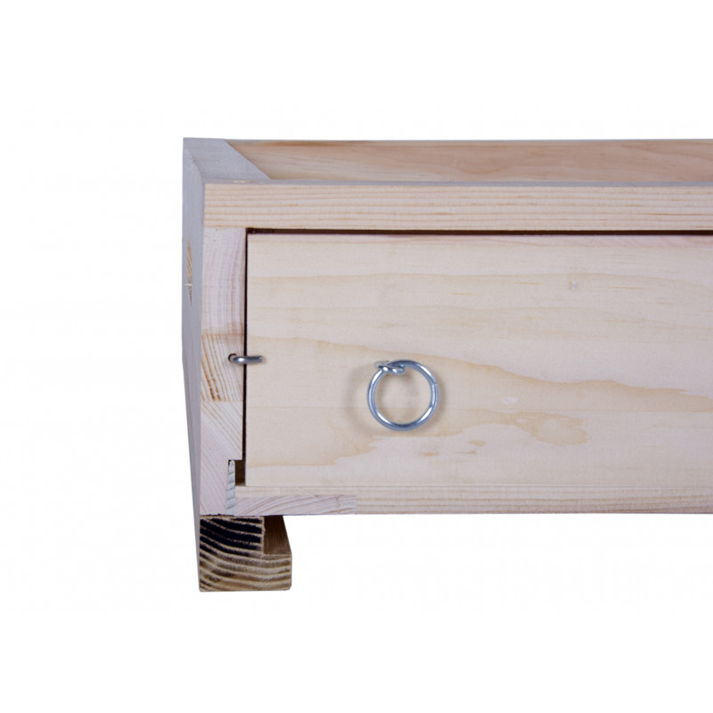 Varroa dno pre úľ Langstroth so stavebnou zábranou, Borovica vejmutovka