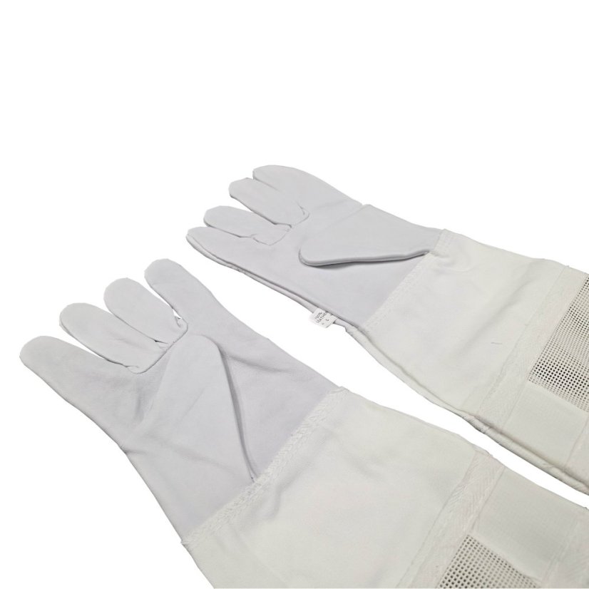 Včelárske rukavice kožené silné s predĺženým lemom - Veľkosť: Velikost L