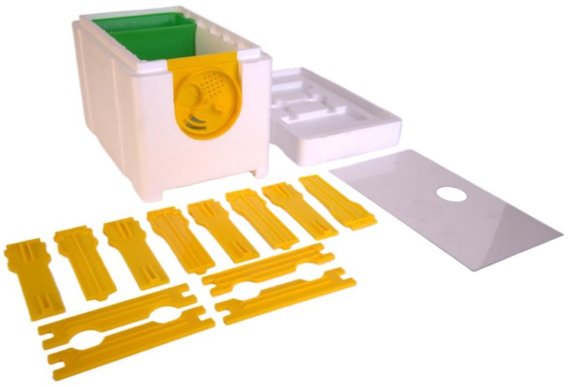 Včelí oplodniak, 4-plástový, polystyrénový, AB002