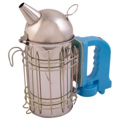 Včelařský dýmák velký, nerezový, elektrický, kulatý, AD008