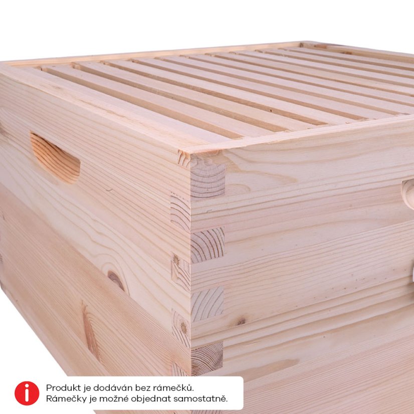 Včelí nástavok cinkovaný Optimal vysoký, Severská borovica