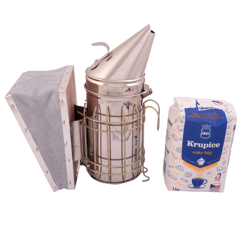 Včelársky fajak stredný, nerezový, AD002