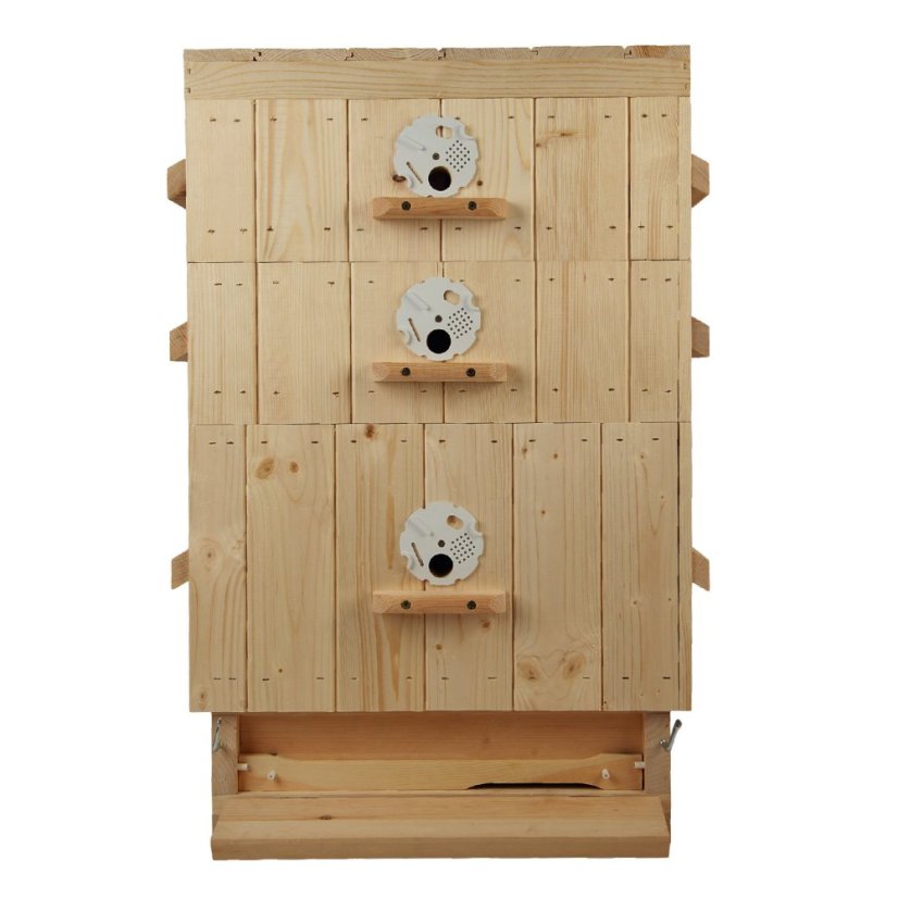 Včelí úl zateplený 1 nástavek 39x30, 2 nástavky 39x17 - 2cm