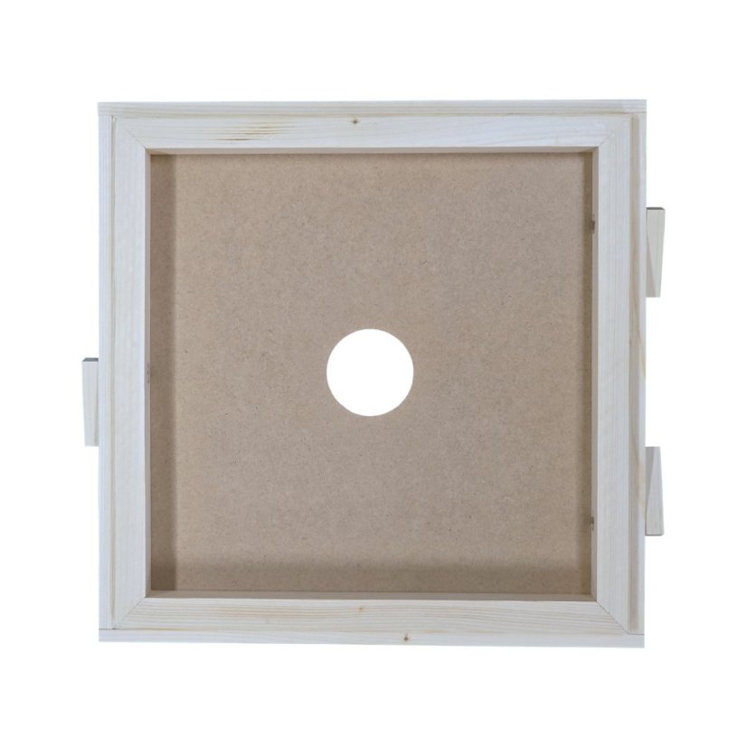 Kŕmiace veko HDF v ráme 1 otvor - 3cm