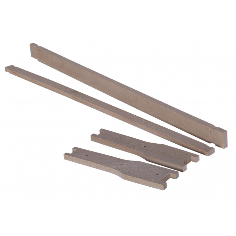 Rámkový přířez 44,8x18,5 Langstroth 3/4, vodorovno Hoffman, Lipa, 50 ks