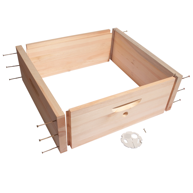 Včelí nástavek E10, nesmontovaný, Borovice vejmutovka, 1 ks