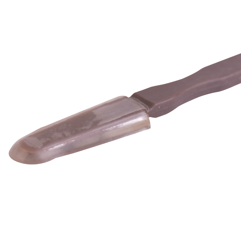 Lyžička na odber materskej kašičky obojstranná, silikón, AL007