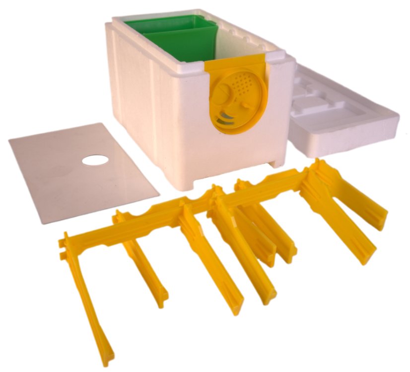 Včelí oplodniak, 4-plástový, polystyrénový, AB002