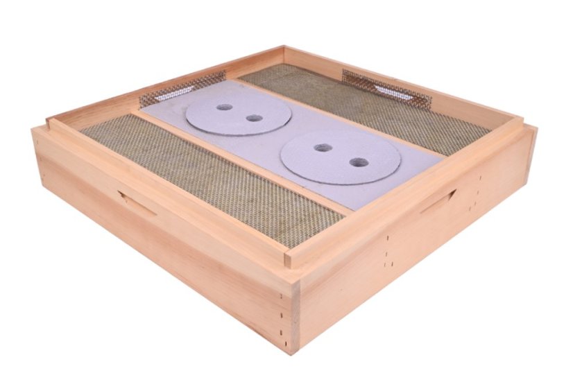 Difuzní protiplísňové krmící víko, 2 otvor - 2cm zateplení