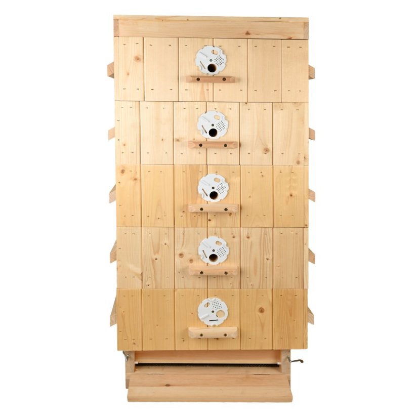 Včelí úľ zateplený 5 nadstavkov 39x17 - 2cm