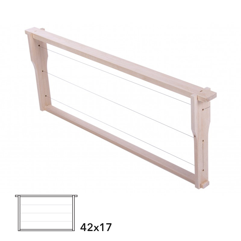 Rámik 42x17 Optimal nízký, vodorovně Hoffman, Lípa