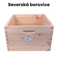 Včelí nástavek cinkovaný 39x27,5, Severská borovice
