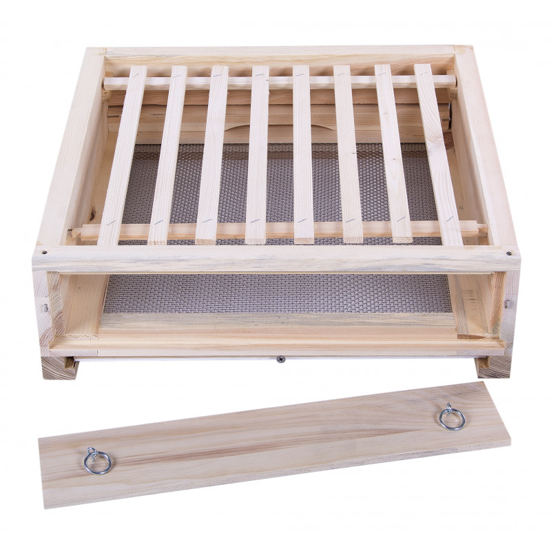 Varroa dno pro úl 39x24, 39x17 se stavební zábranou, Borovice vejmutovka