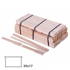 Rámkový přířez 39x17 nevrtaný Hoffman, Lípa, 50 ks