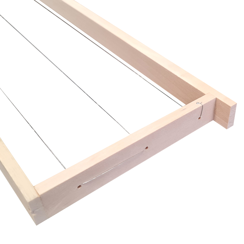 Rámek 42x17 Optimal nízký, vrtaný vodorovně, rovný, Lípa