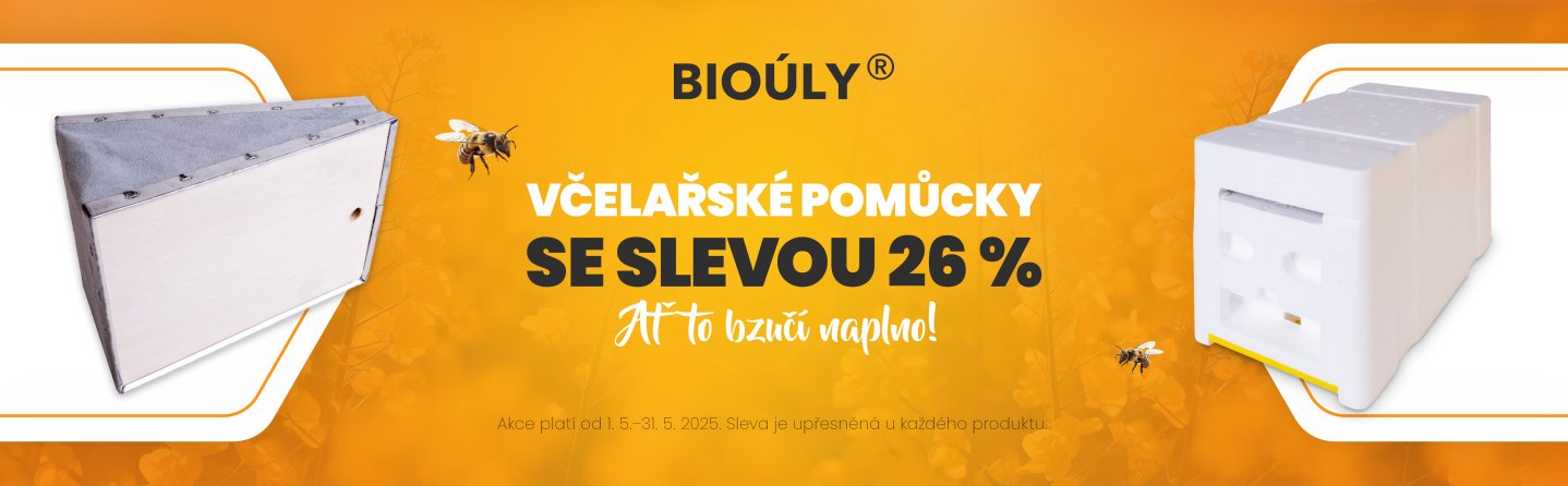 AKCE NA VČELAŘSKÉ POMŮCKY