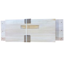 Včelí nadstavok Langstroth 2/3 169 mm, nezmontovaný, rovné madlo, Borovica hladká (vejmutovka) - 1 ks