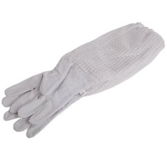 Včelařské rukavice kožené s větracími návleky