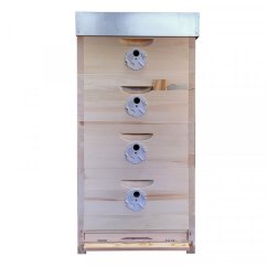 Včelí úl E10 sestava 4 nástavky, Borovice vejmutovka