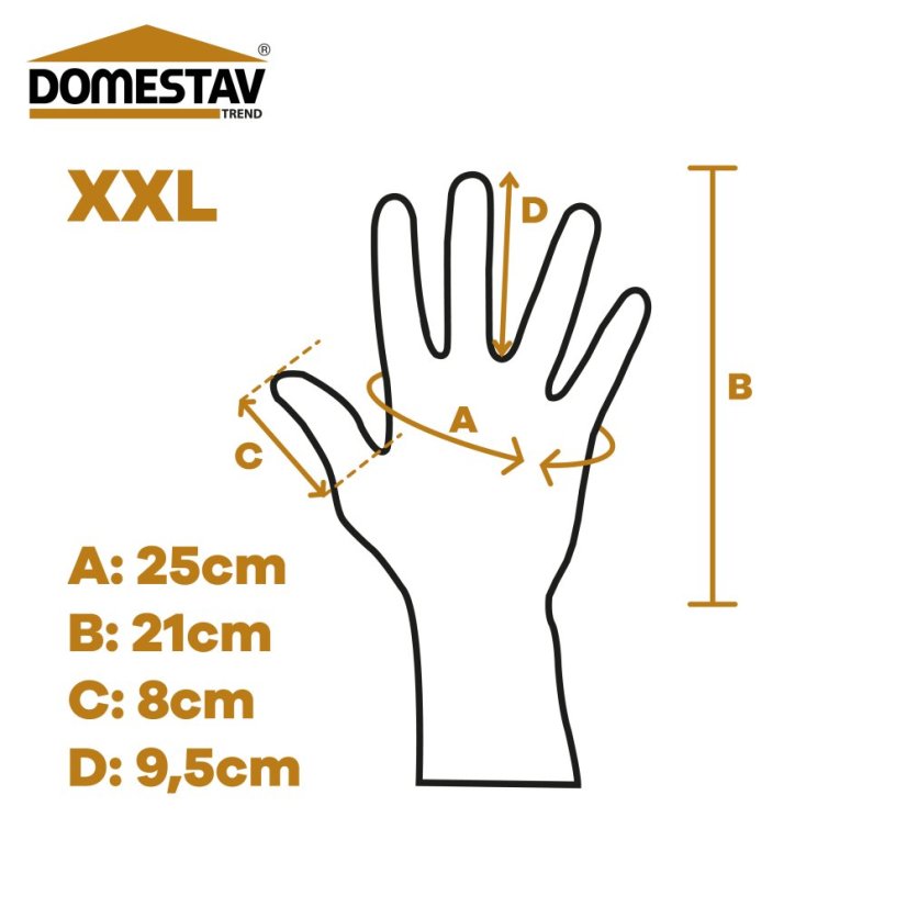 Včelařské rukavice kožené silné s větráním - Velikost: Velikost L